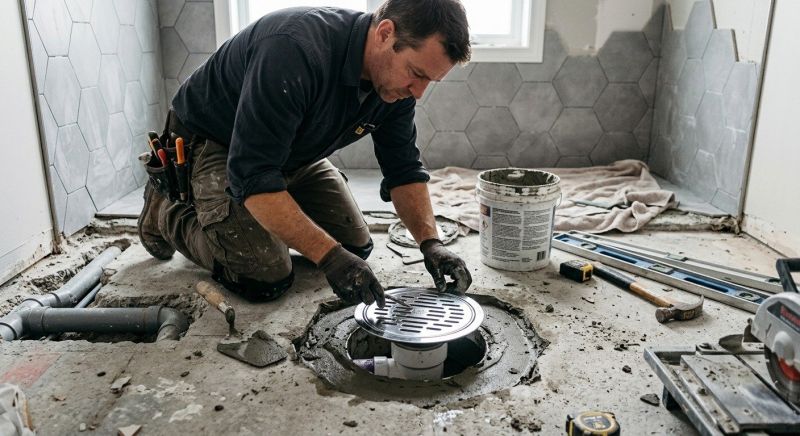 Bathroom Drain Installation in Charlotte, NC